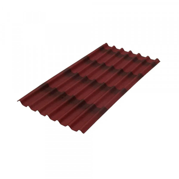 Confira as características de 8 tipos de telha 3 Telha-ondulada-betuminosa-195x96cm-3mm-Stilo-3D-vermelha-Onduline