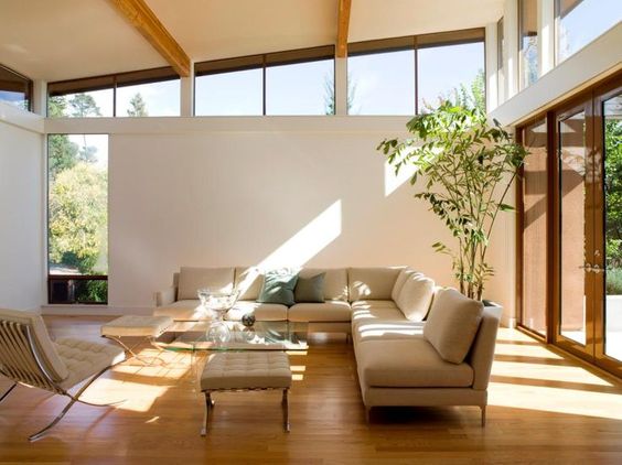 Sala de estar com iluminação natural ( Imagem: visionagi.co.uk/ Reprodução)