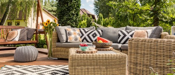 Decoração para área externa