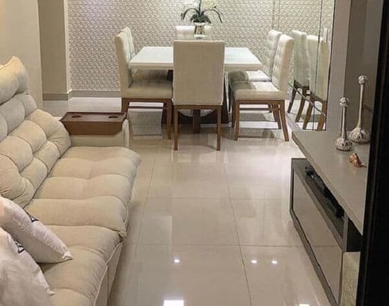sala de estar-sala de jantar-sala de estar com porcelanato-sala de jantar com porcelanato