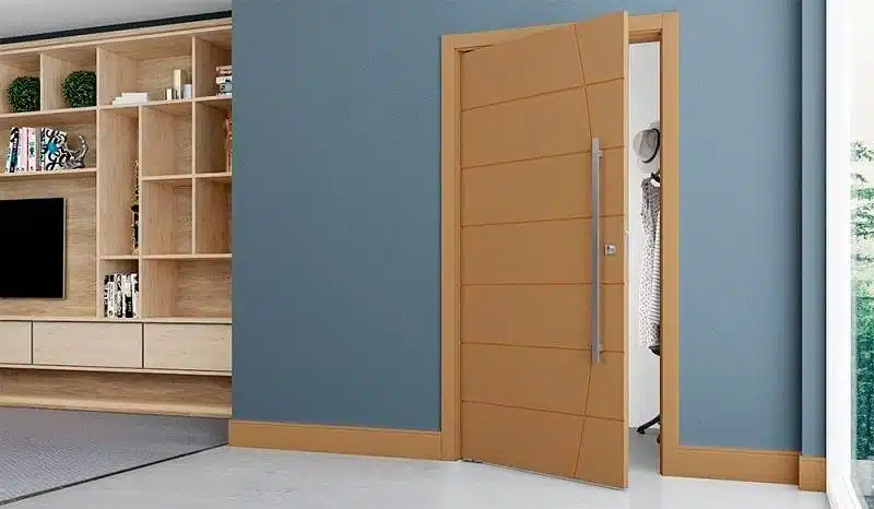 Porta Pivotante Marrom