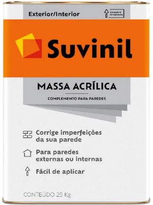 Lata de tinta de Massa acrílica Suvinil