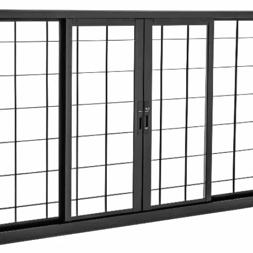 Janela-Correr-de-Aco-6-Folhas-c-Grade-Quadriculada-Pratika-Black-100x150cm-Preto-Sasazaki-1750372 Janela-Correr-de-Aco-6-Folhas-c-Grade-Quadriculada-Pratika-Black-100x150cm-Preto-Sasazaki-1750372