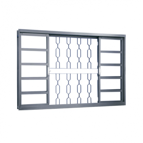 Janela-de-correr-de-aco-4-folhas-com-grade-Minas-Sul-100x100x12cm-preto-MGM Janela-de-correr-de-aco-4-folhas-com-grade-Minas-Sul-100x100x12cm-preto-MGM