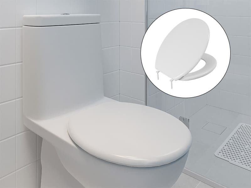 Imagem de assento sanitario branco