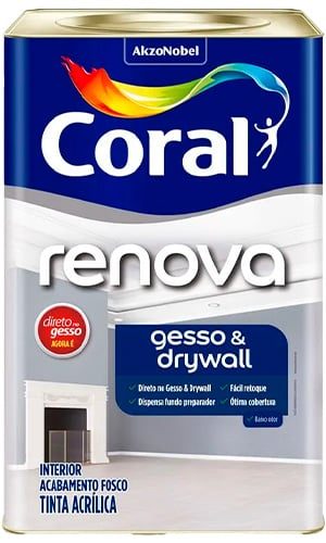 Tinta Gesso e Drywall Coral