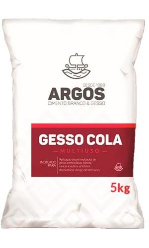 Gesso Cola 5kg Argos